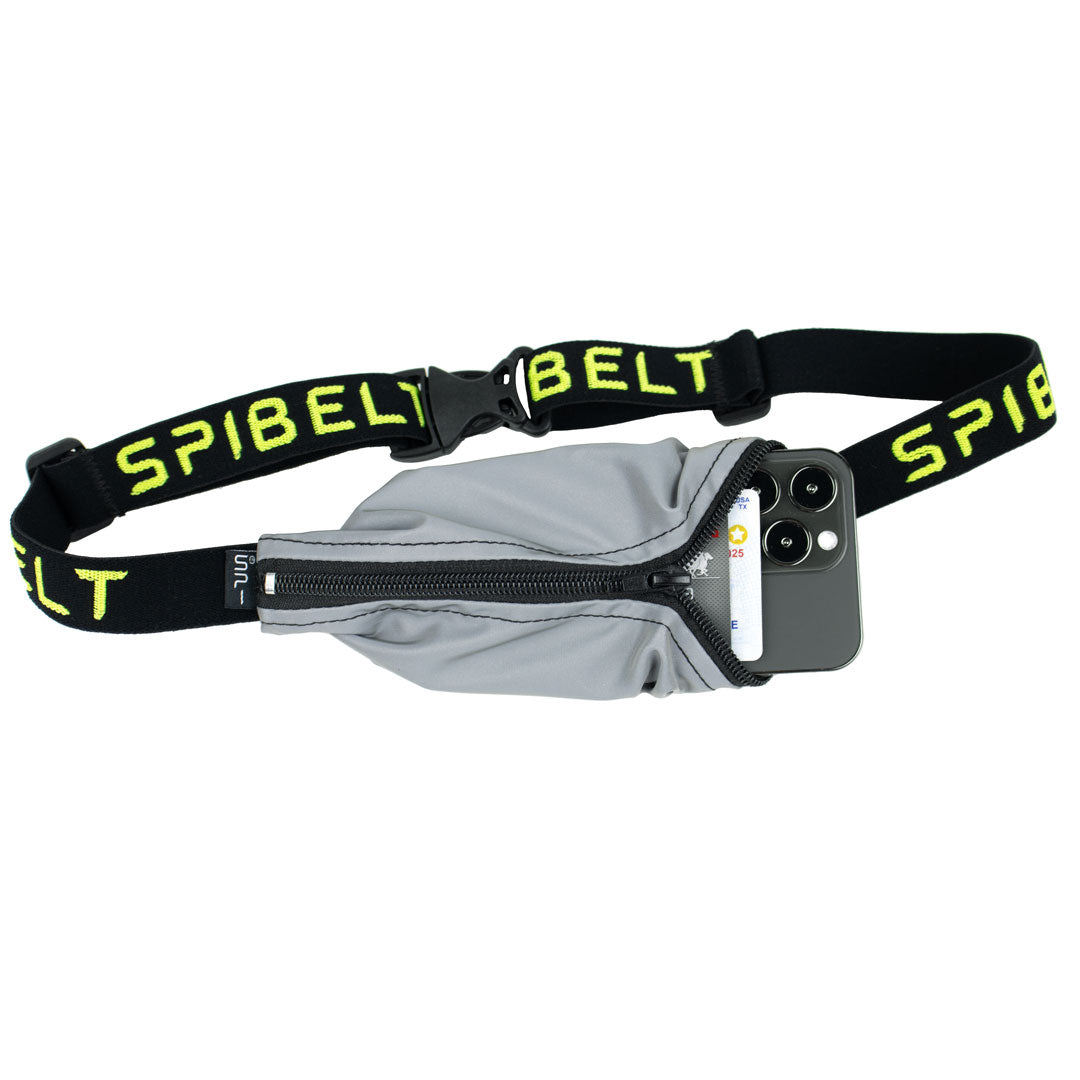 Reflective Belt Sash Neon Yellow for Running Walking - USA Made by