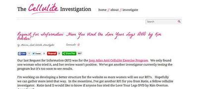 Review: The Cellulite Investigation