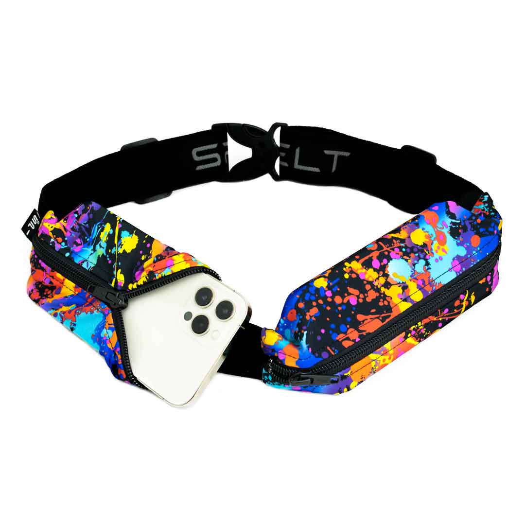 SPIbelt Cintura Sportiva Senza Logo, Tasca Grande Espandibile - Perfetta Per Running E Viaggi - 6
