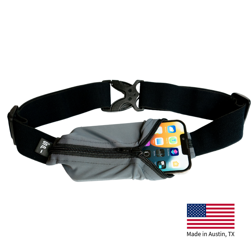 SPIbelt Cintura Sportiva Senza Logo, Tasca Grande Espandibile - Perfetta Per Running E Viaggi - 2